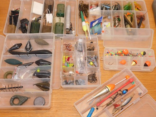 Lot divers materiel peche - de,